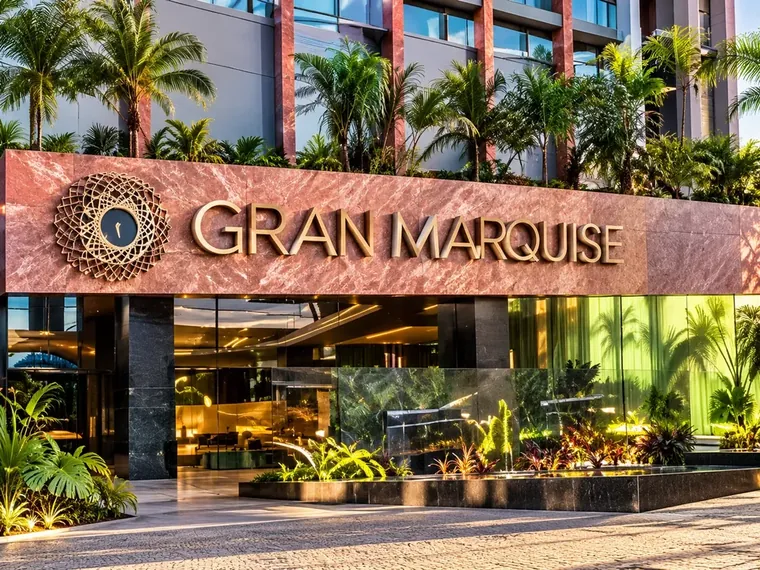 Fachada do hotel Gran Marquise, em Fortaleza.